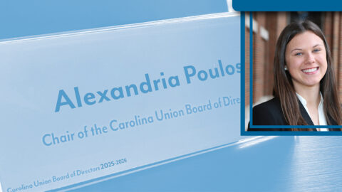 Header image for the Board of Directors Chair for the Carolina Union.