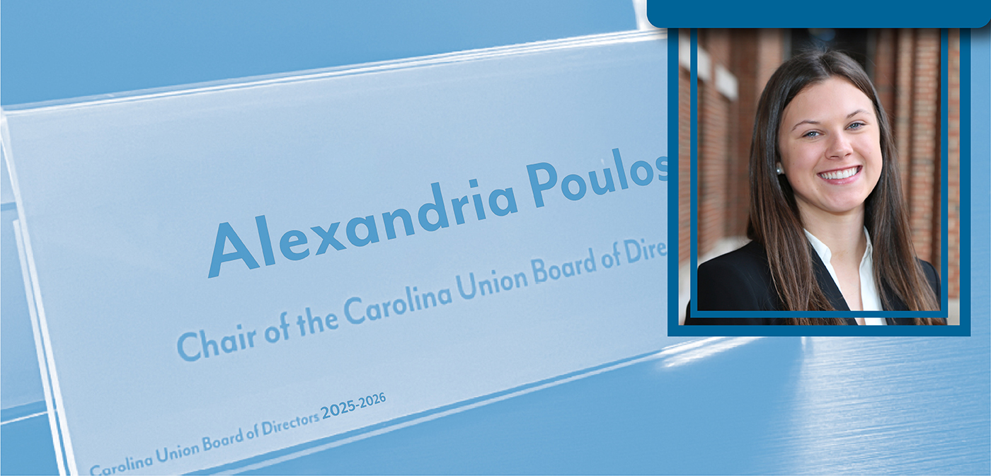 Header image for the Board of Directors Chair for the Carolina Union.