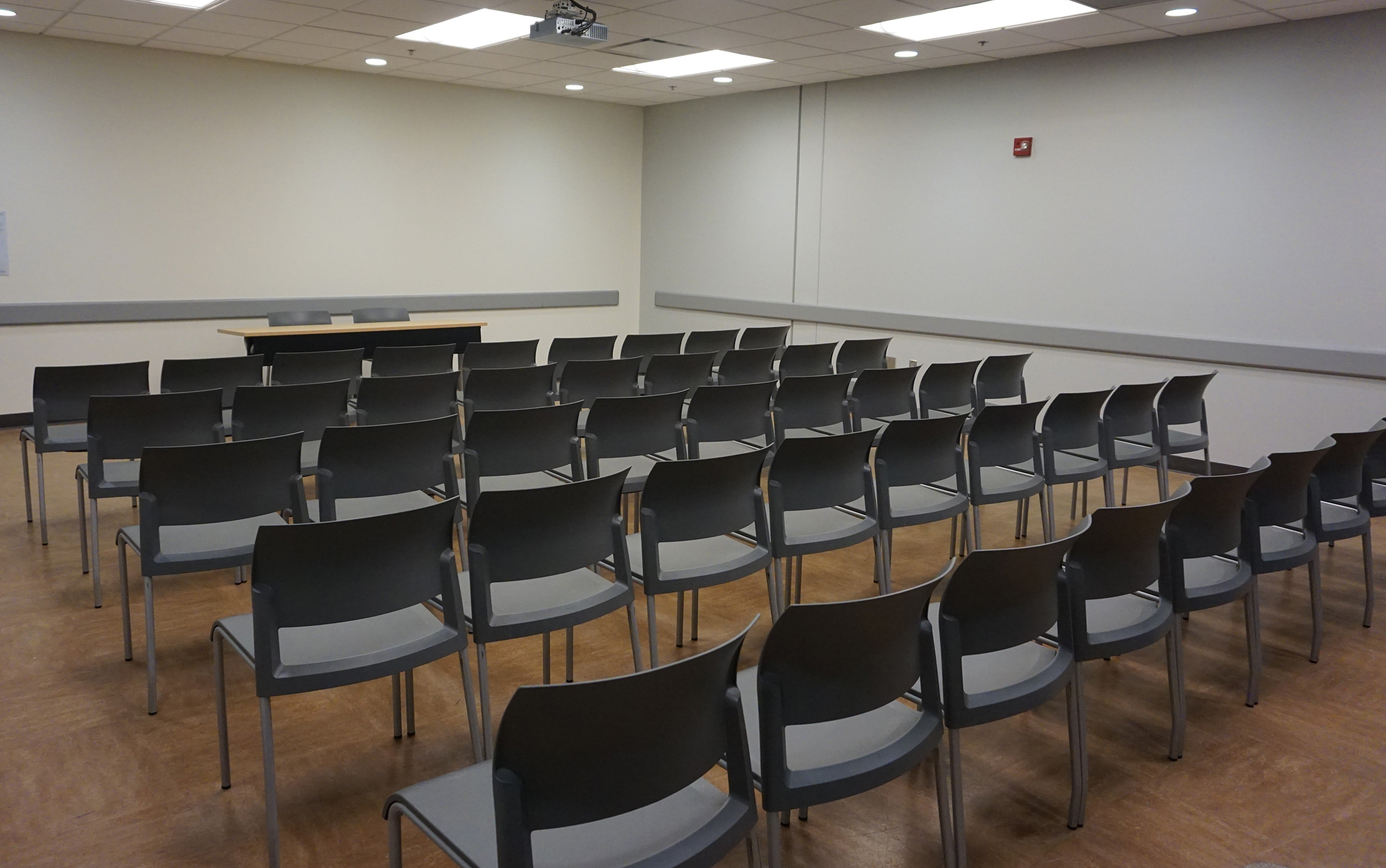 Photo of Lecture style setup for capacity of 50.