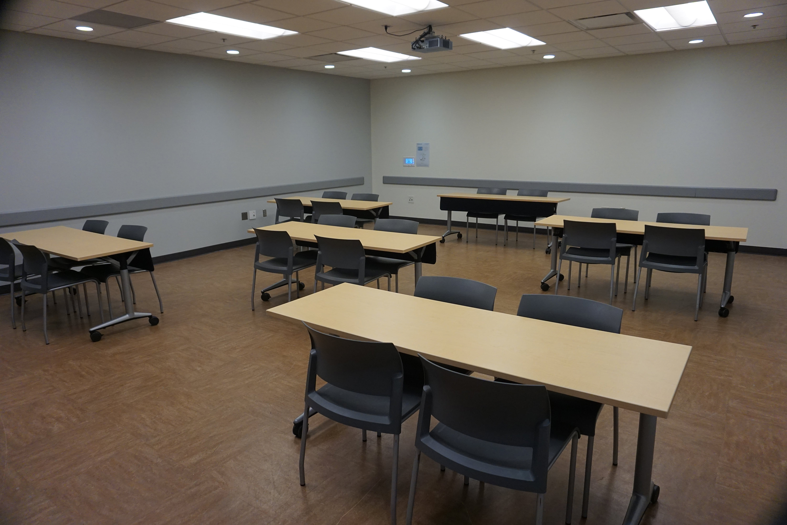 Photo of Workshop style setup for capacity of 24.