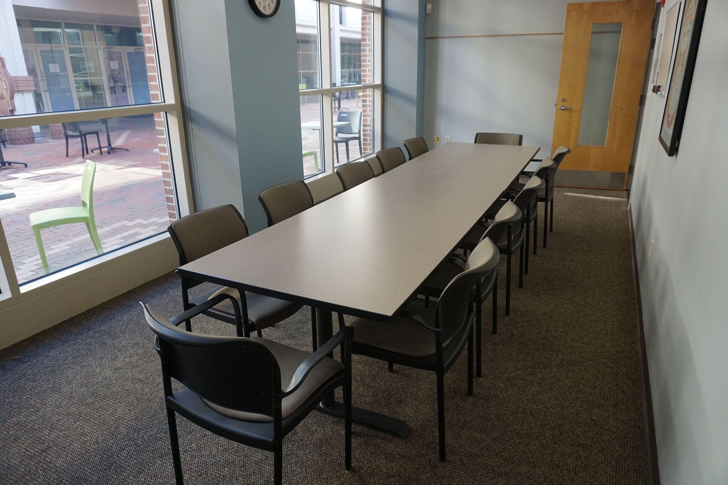 Photo of Closed Conference style setup with capacity of 12.