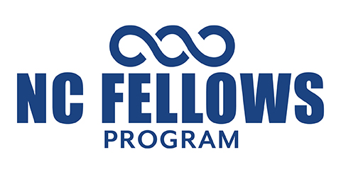 Graphic for the NC Fellows Program of the Student Life and Leadership department of the Carolima Union.